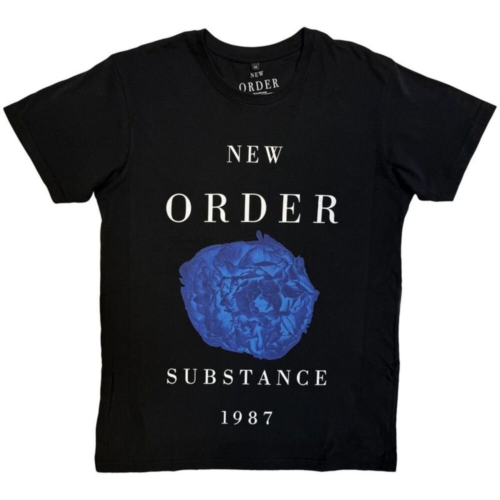 New Order Unisex Adult Substance 1987 T-Shirt / Black